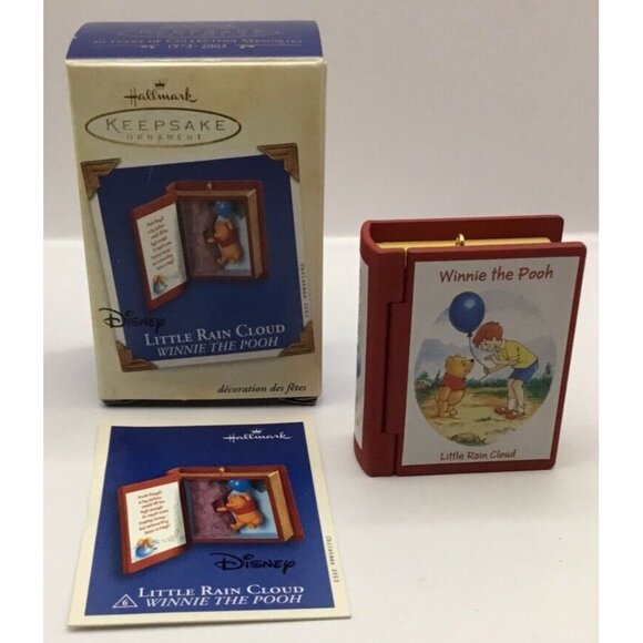 Disney Winnie The Pooh Hallmark 2003 Ornament Little Rain Cloud Storybook Design - Picture 4 of 15